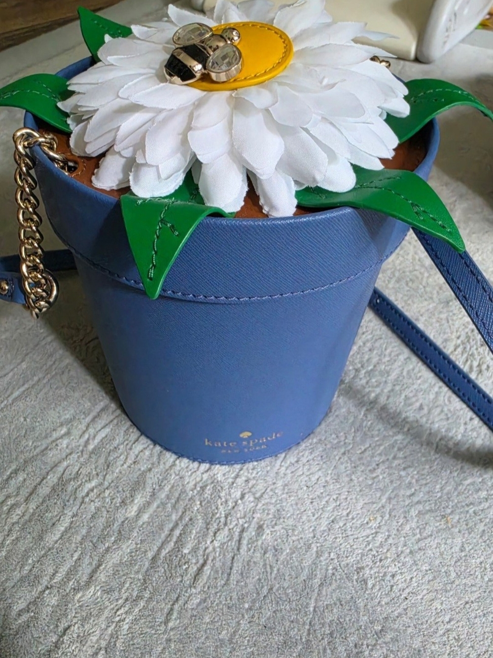 Kate Spade Flower Pot Purse with Bee